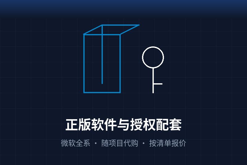 正版软件与授权配套 - 产品中心